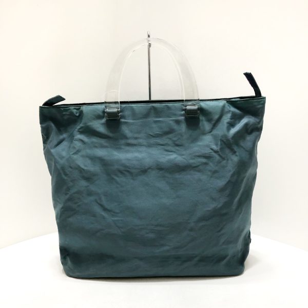 37917145 3 Prada Tote Bag Nylon Blue Gray