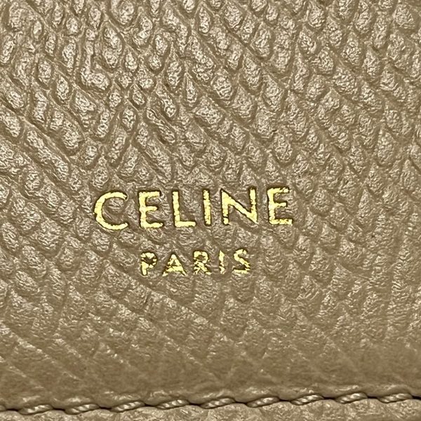 37917611 4 Celine Leather Coin Case Beige