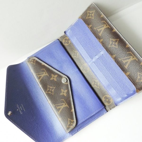 37917641 3 Louis Vuitton Portefeuille Marie Roulon Long Wallet Epi Leather