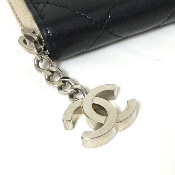 37918691 6 Chanel Matelasse Coin Case Lambskin Black