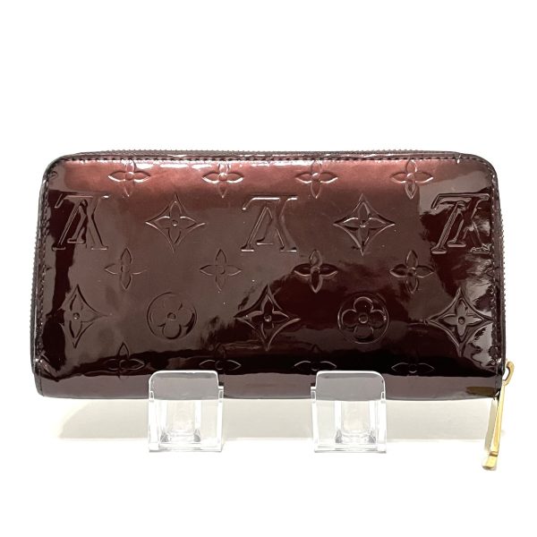 37919237 2 Louis Vuitton Zippy Wallet Patent Leather Long Wallet Amarant