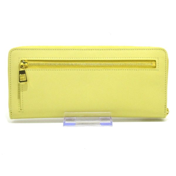 37919773 2 Loewe Knot Zip Around Long Wallet Round Zipper Yellow