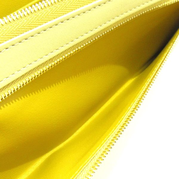 37919773 4 Loewe Knot Zip Around Long Wallet Round Zipper Yellow