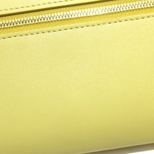 37919773 8 Loewe Knot Zip Around Long Wallet Round Zipper Yellow