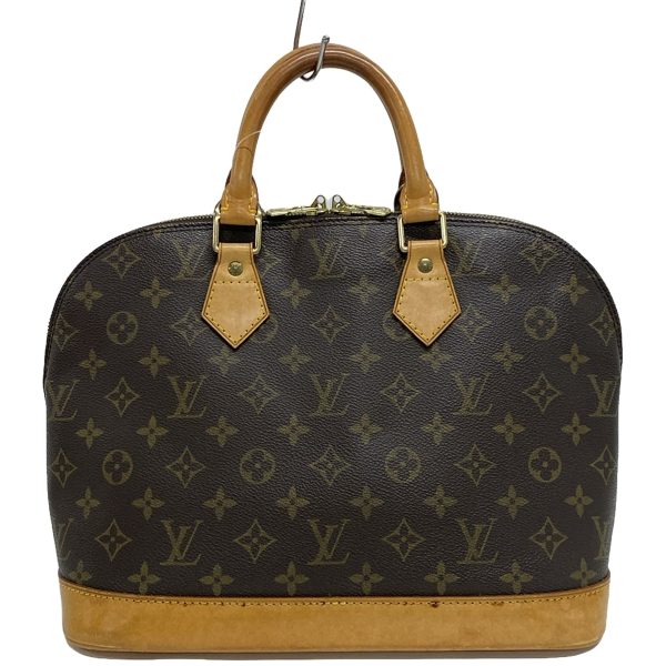 37920352 3 Louis Vuitton Alma Monogram Canvas Handbag Brown