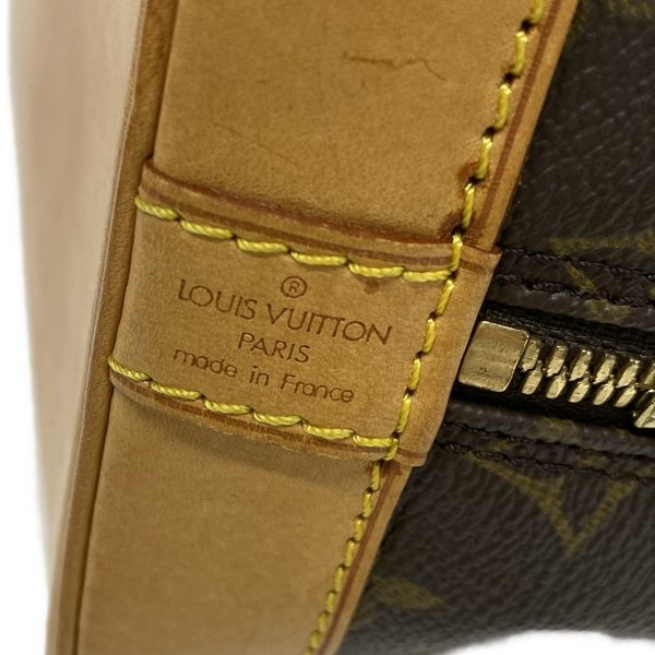 37920352 8 Louis Vuitton Alma Monogram Canvas Handbag Brown