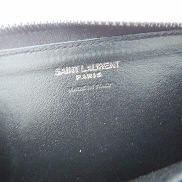 37920361 4 Saint Laurent Paris Cassandra Leather Coin Case Black