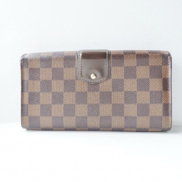 37920480 2 Louis Vuitton Portefeuil Sistina Damier Canvas Long Wallet Ebene