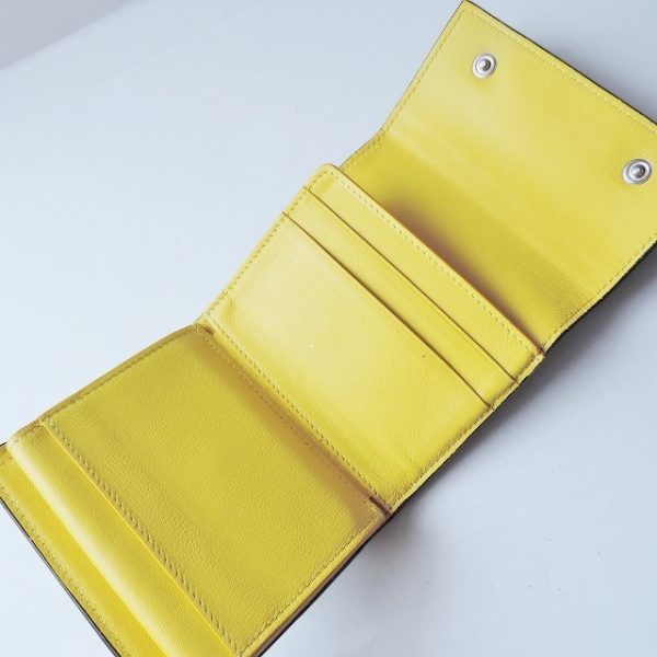 37920763 6 Celine Trifold Leather Wallet Yellow