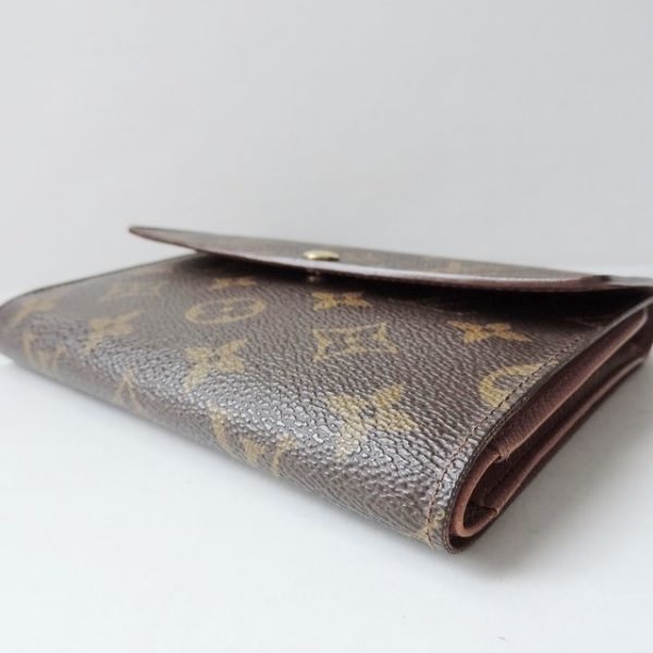 37920866 8 Louis Vuitton Porte Tresor Monogram Canvas Trifold Wallet Brown