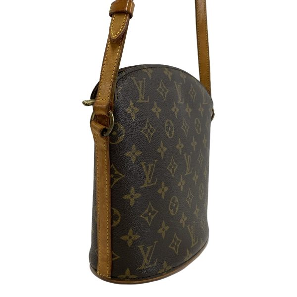 37920868 2 Louis Vuitton Drouot Monogram Canvas Shoulder Bag Brown