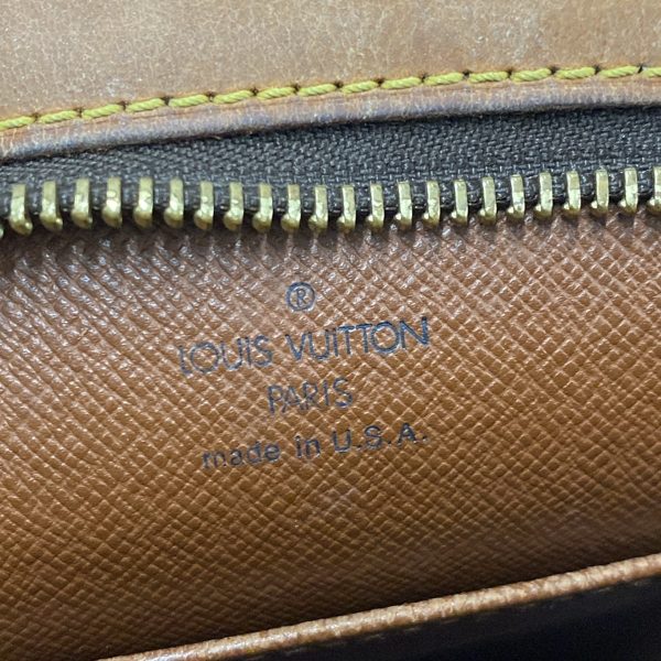 37920868 8 Louis Vuitton Drouot Monogram Canvas Shoulder Bag Brown