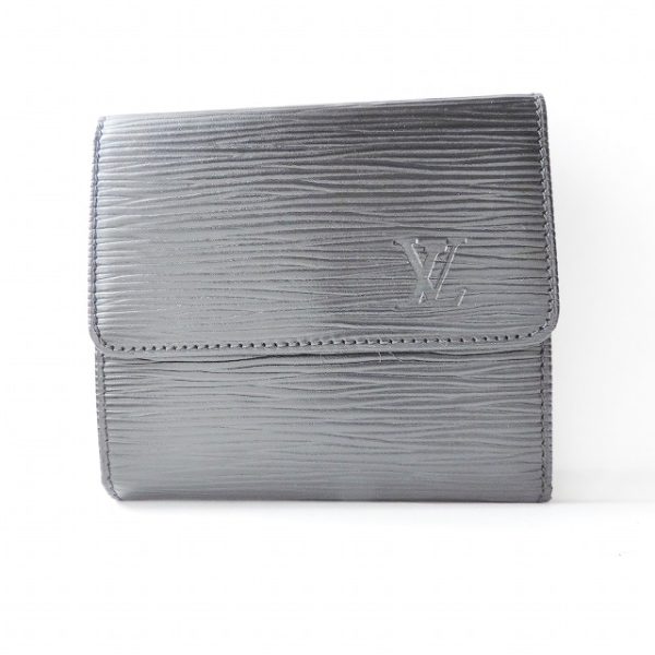 37921026 1 Louis Vuitton Portomonebier Leather W Hook Wallet Noir