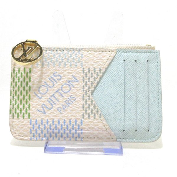 37923297 1 Louis Vuitton Porte Calthromie Damier Canvas Coin Case Pistachio