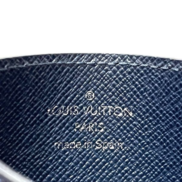 37923474 3 Louis Vuitton Porte Carte Sample Epi Leather Card Case Andigo Blue