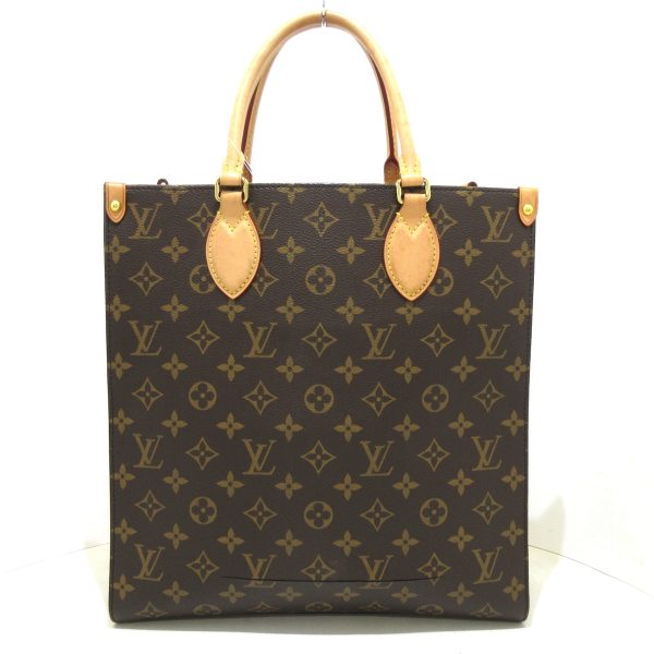 37924359 3 Louis Vuitton Sac Pla Monogram Canvas Tote Bag Brown