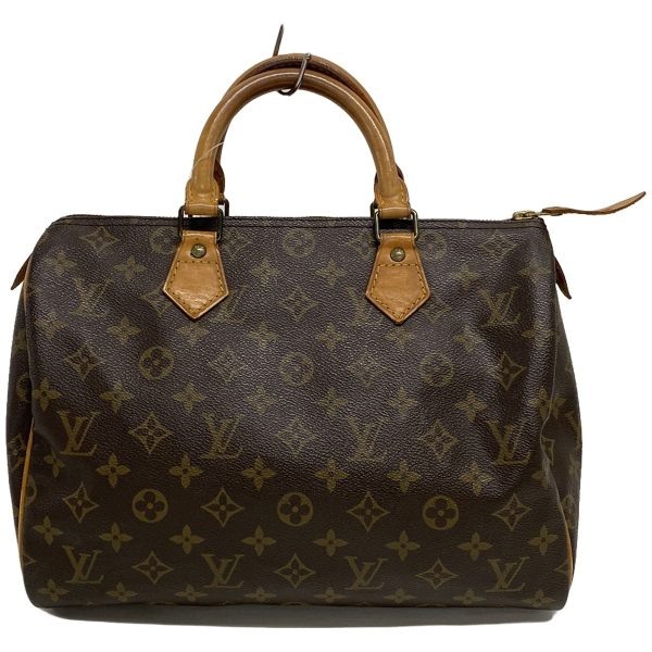 37924684 1 Louis Vuitton Speedy Monogram Canvas Handbag Brown