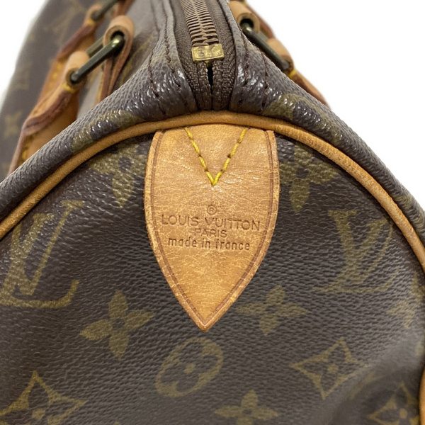 37924684 8 Louis Vuitton Speedy Monogram Canvas Handbag Brown