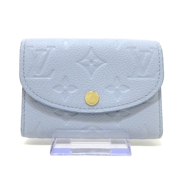 37925468 1 Louis Vuitton Portomone Rosali Monogram Empreinte Leather Coin Case Blue