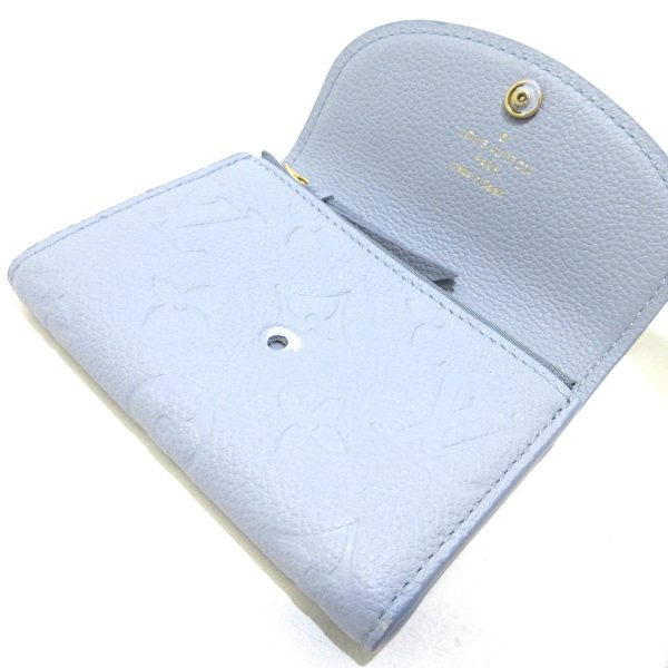 37925468 3 Louis Vuitton Portomone Rosali Monogram Empreinte Leather Coin Case Blue