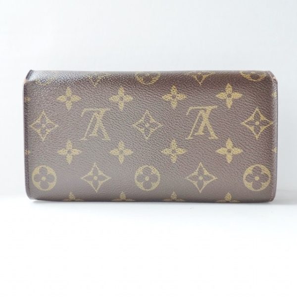 37926338 2 Louis Vuitton Pochette Porte Monogram Canvas Long Wallet Brown