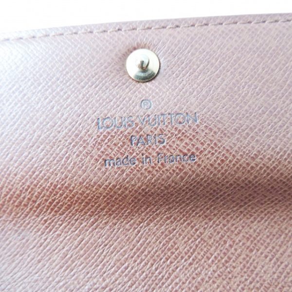 37926338 5 Louis Vuitton Pochette Porte Monogram Canvas Long Wallet Brown