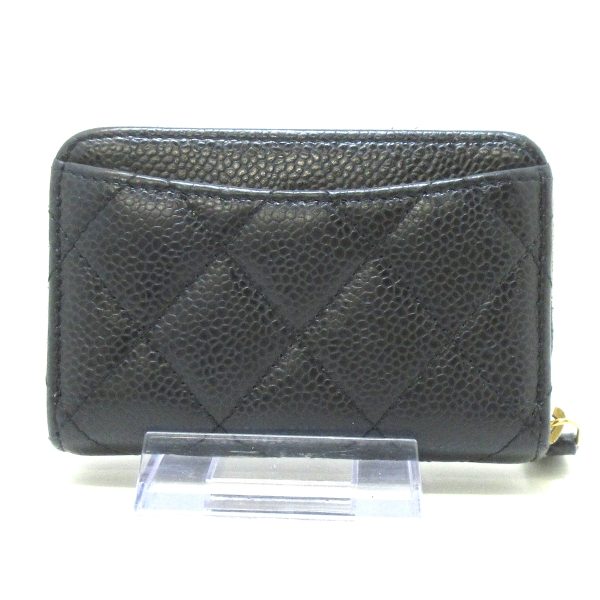 37926765 2 Chanel Matelasse Coin Case Caviar Skin Black