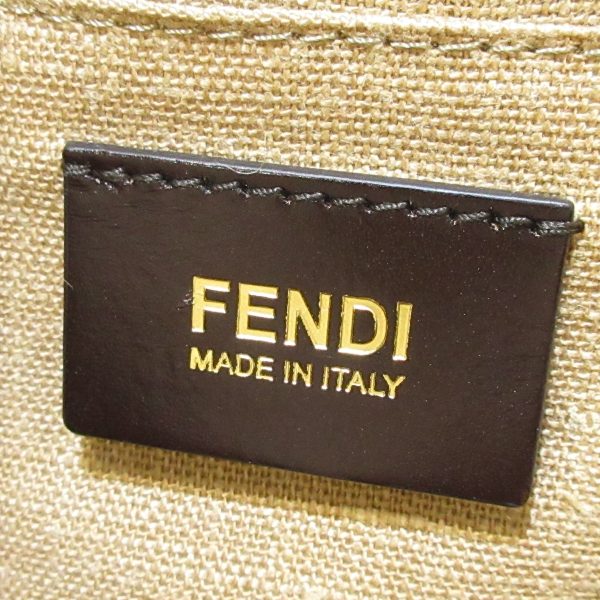 37926801 7 Fendi Toujours Handbag Canvas Brown Ivory