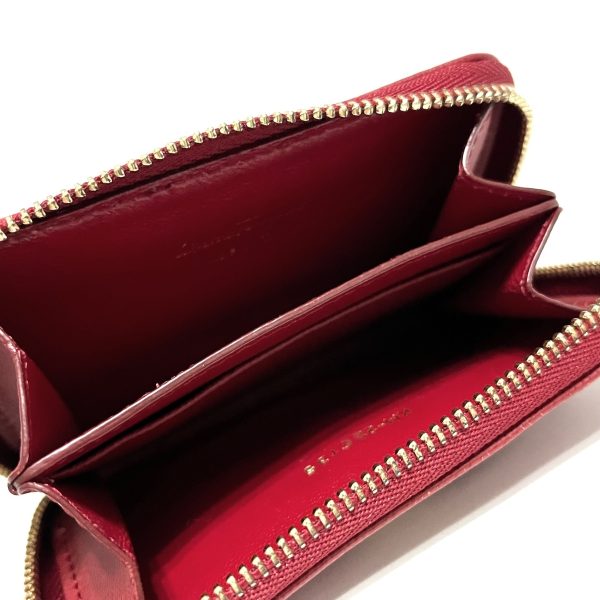 37926960 3 Salvatore Ferragamo Vara Round Zipper Leather Coin Case Red