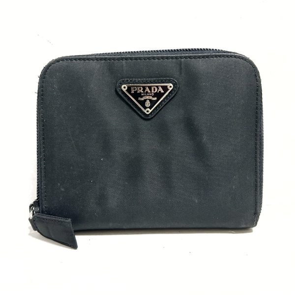 37927013 1 Prada Bifold Wallet Nylon Black