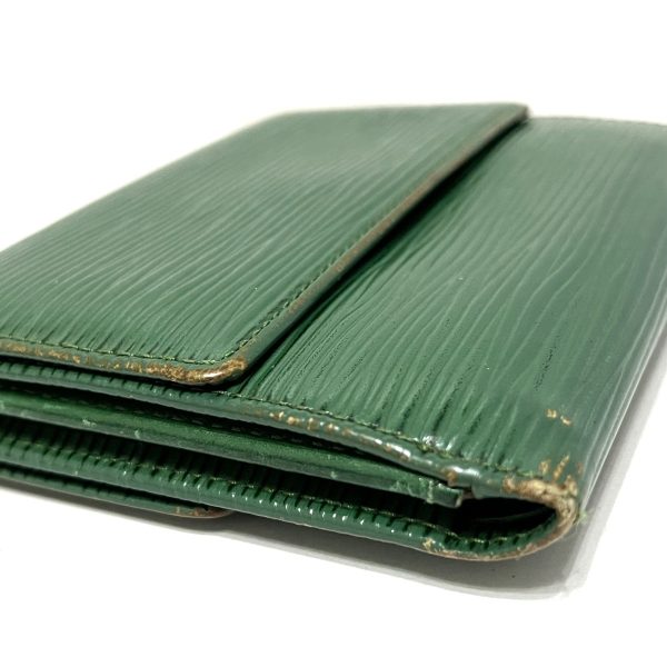 37927035 6 Louis Vuitton Portomonebier Cult Leather W Hook Wallet Borneo Green