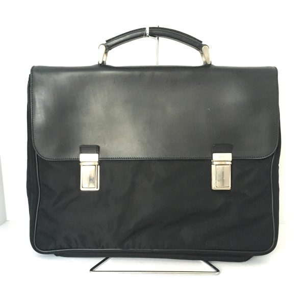 37927940 1 Prada Business Bag Nylon Black