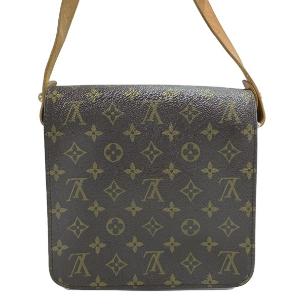 37928023 3 Louis Vuitton Cartesier Monogram Canvas Shoulder Bag Brown