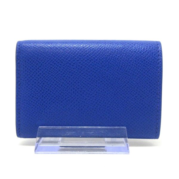 37928050 2 Salvatore Ferragamo Compact Vara Trifold Wallet Blue Leather