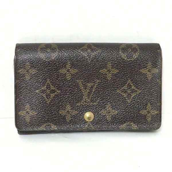 37928170 1 Louis Vuitton Portomone Vietresor Monogram Canvas Bifold Wallet Brown