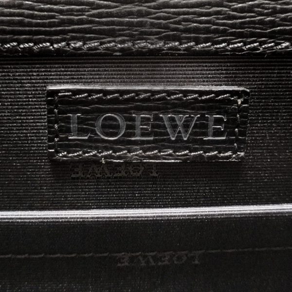 37929008 8 Loewe Business Bag With Body Lock Leather Black