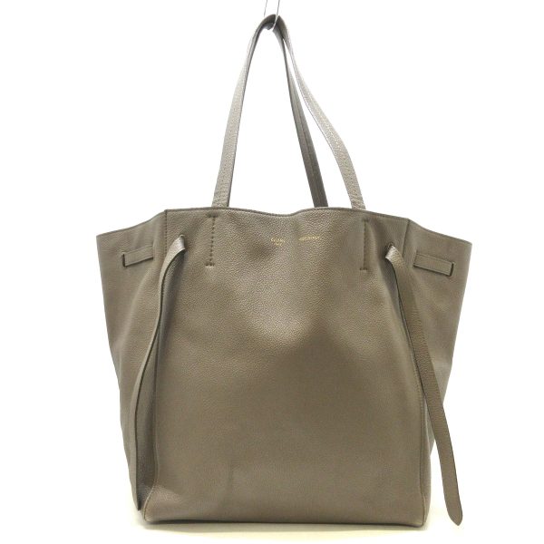 37929107 1 Celine Hippo Phantom Small With Belt Soft Grained Calf Tote Bag Beige