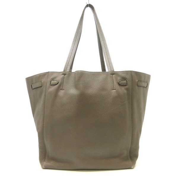 37929107 3 Celine Hippo Phantom Small With Belt Soft Grained Calf Tote Bag Beige