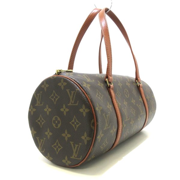 37929536 2 Louis Vuitton Vintage Papillon Monogram Canvas Handbag Brown