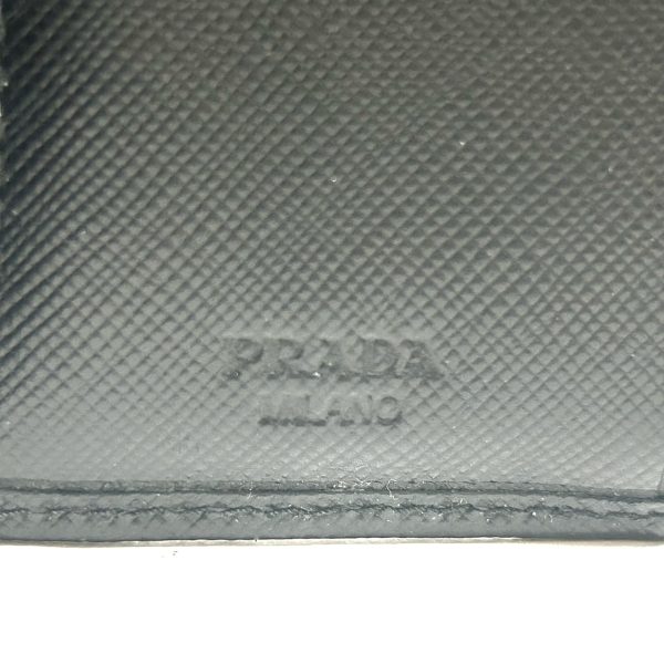 37929751 5 Prada Trifold Wallet Leather Black