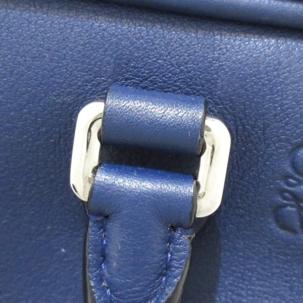 37930246 9 Loewe Amazona 75 Small Handbag Leather Navy