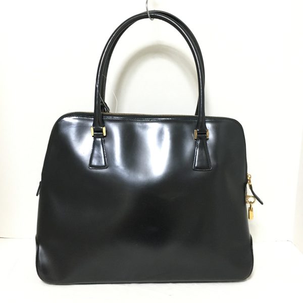 37931567 3 Salvatore Ferragamo Gancini Handbag Black Leather