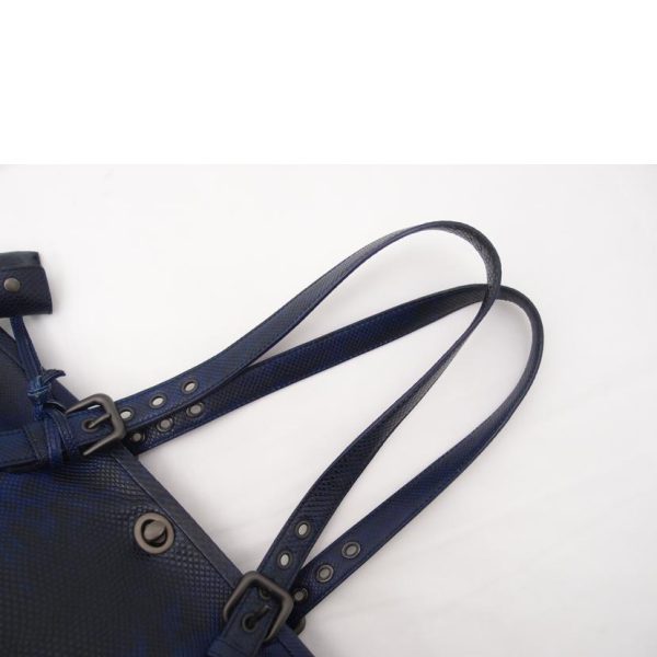 37932 4 Bottega Veneta Intrecciato Tote Blue