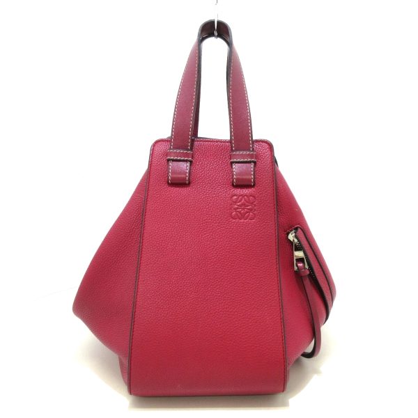 37932649 1 Loewe Hammock Bag Small Handbag Leather Red