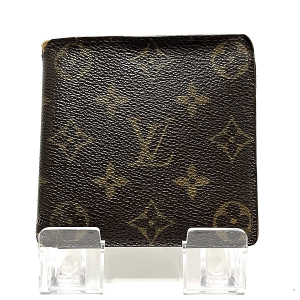 37932711 1 Louis Vuitton Portobiert Credit Monet Monogram Canvas Bifold Wallet Brown