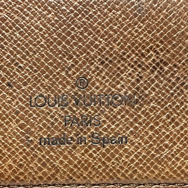 37932711 5 Louis Vuitton Portobiert Credit Monet Monogram Canvas Bifold Wallet Brown