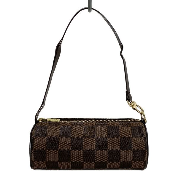 37932730 1 Louis Vuitton Pochette Papillon Damier Canvas Handbag Ebene