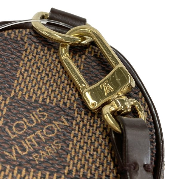 37932730 11 Louis Vuitton Pochette Papillon Damier Canvas Handbag Ebene