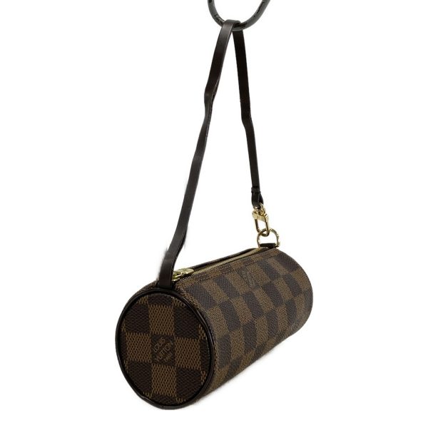 37932730 2 Louis Vuitton Pochette Papillon Damier Canvas Handbag Ebene