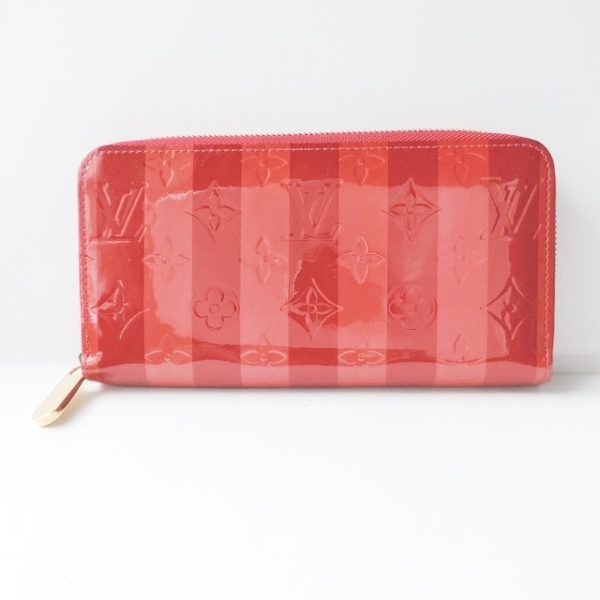 37933380 1 Louis Vuitton Zippy Wallet Long Wallet Patent Leather Red